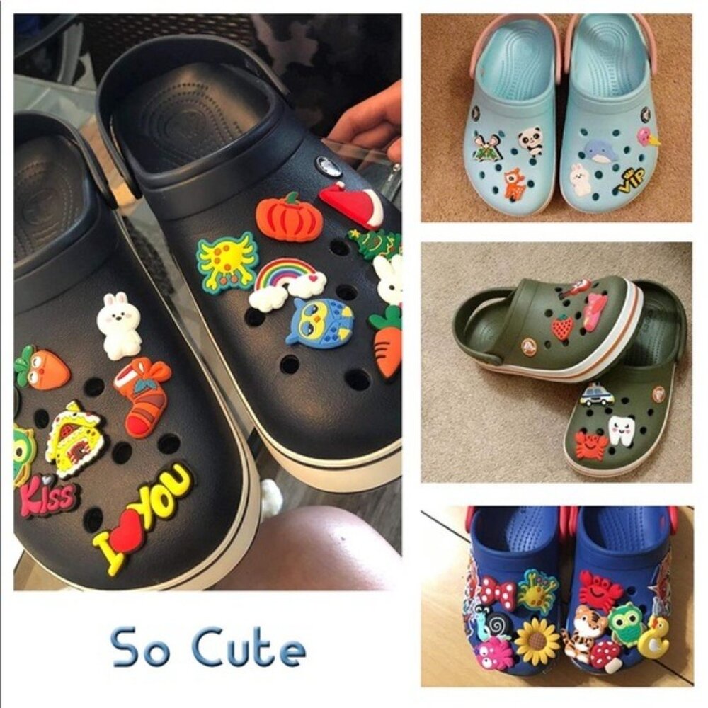 🎀100 Crocs shoe Charms NEW 🎀SHOES NOT INCLUDED - Picture 5 of 9
